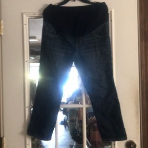 Maternity jean capris